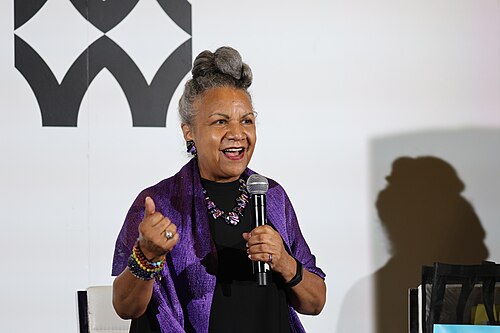 A'Lelia Bundles at Essence Fest 2025 discussing her book, Joy Goddess