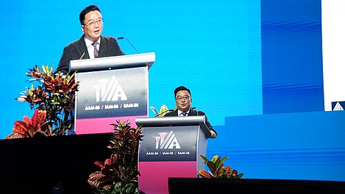 Bowen Zhou at AAAI 2026 in Singapore