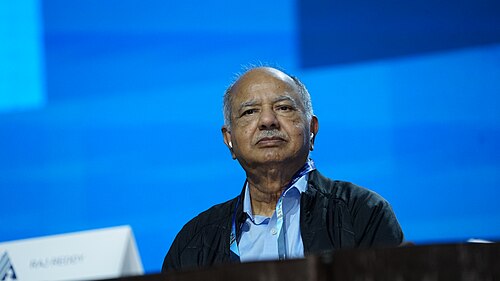 Raj Reddy at AAAI 2026 in Singapore for "Professor Edward Feigenbaum: A Tribute to and Lecture by a Pioneer of AI on his 90th Birthday"