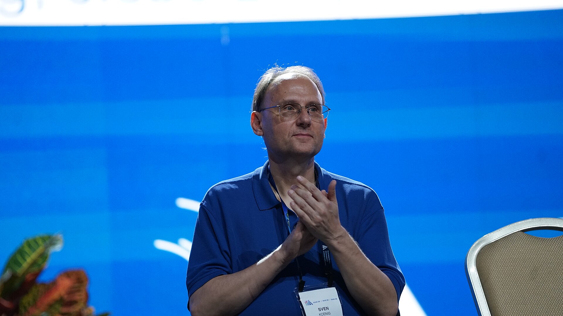 Sven Koenig at AAAI 2026 in Singapore
