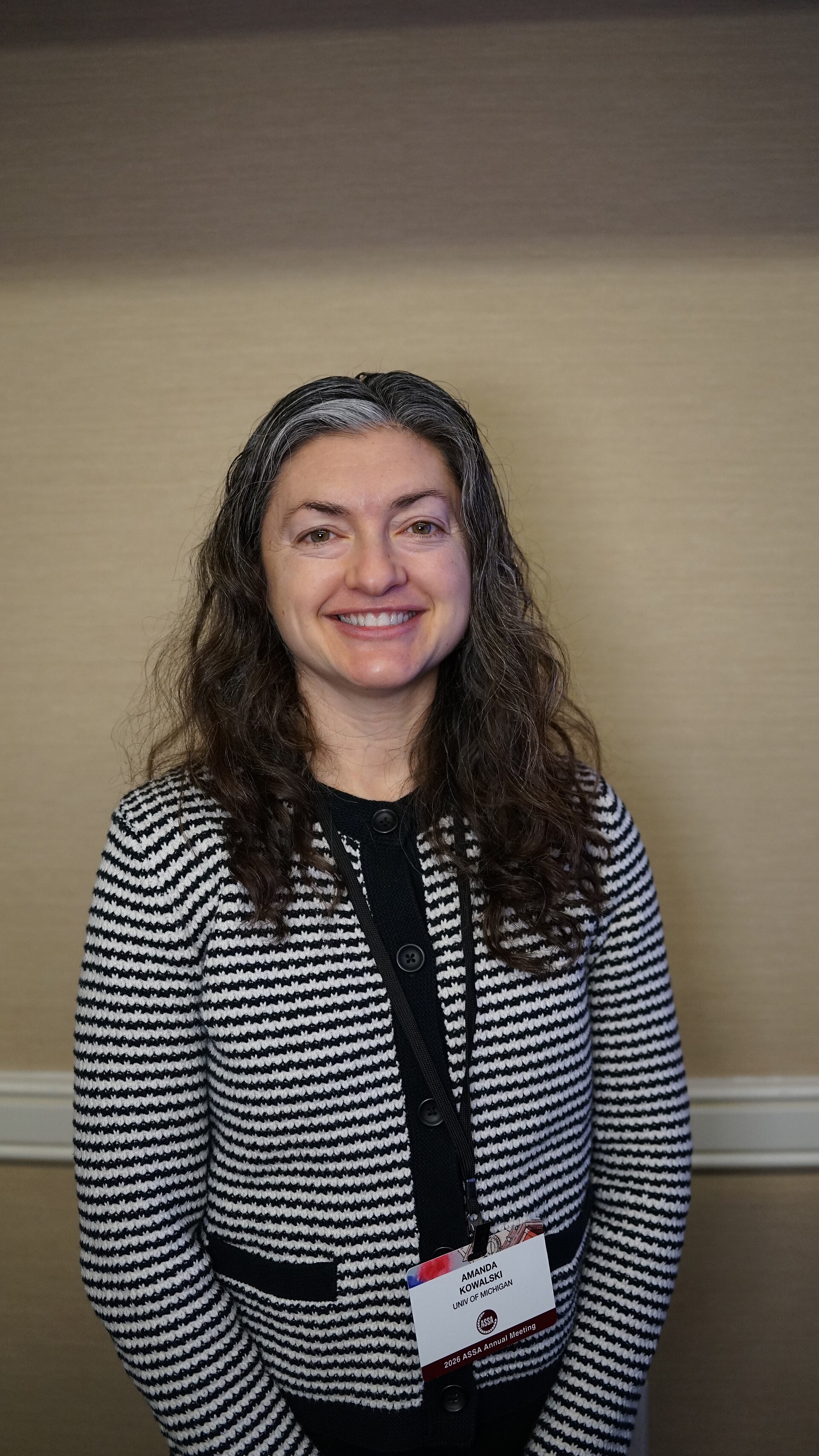 Amanda Kowalski at the ASSA (AEA) Annual Meeting 2026 in Philadelphia, PA