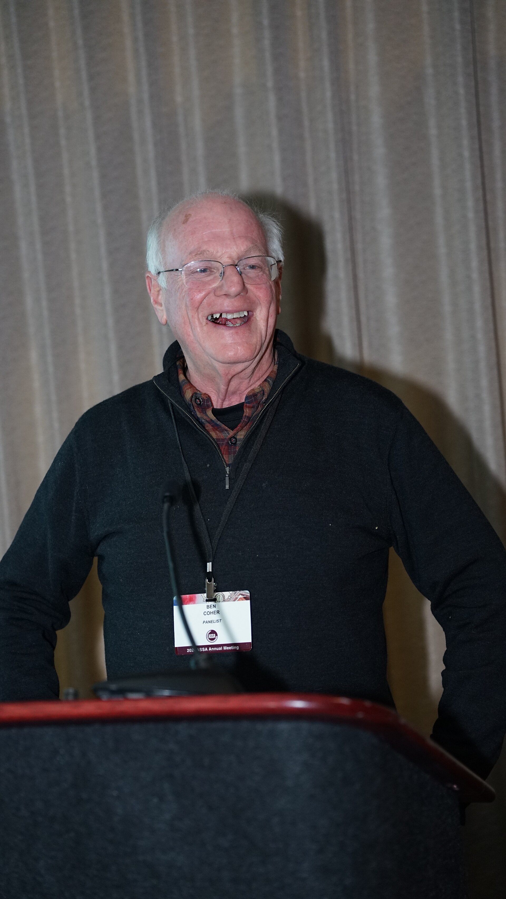 Ben Cohen at the ASSA (AEA) Annual Meeting 2026 in Philadelphia, PA in "Economics of War vs Economics of Cooperation"