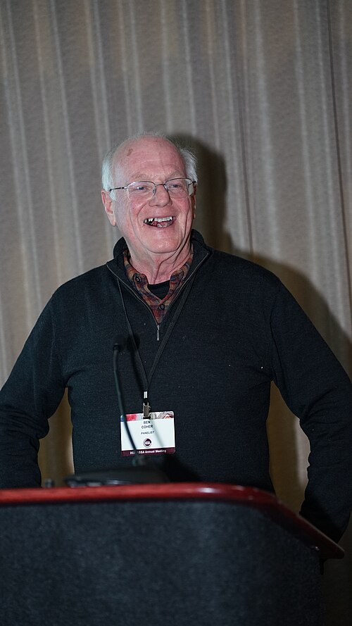 Ben Cohen at the ASSA (AEA) Annual Meeting 2026 in Philadelphia, PA in "Economics of War vs Economics of Cooperation"