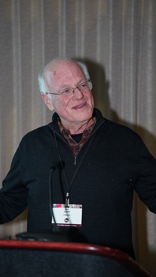 Ben Cohen at the ASSA (AEA) Annual Meeting 2026 in Philadelphia, PA in "Economics of War vs Economics of Cooperation"