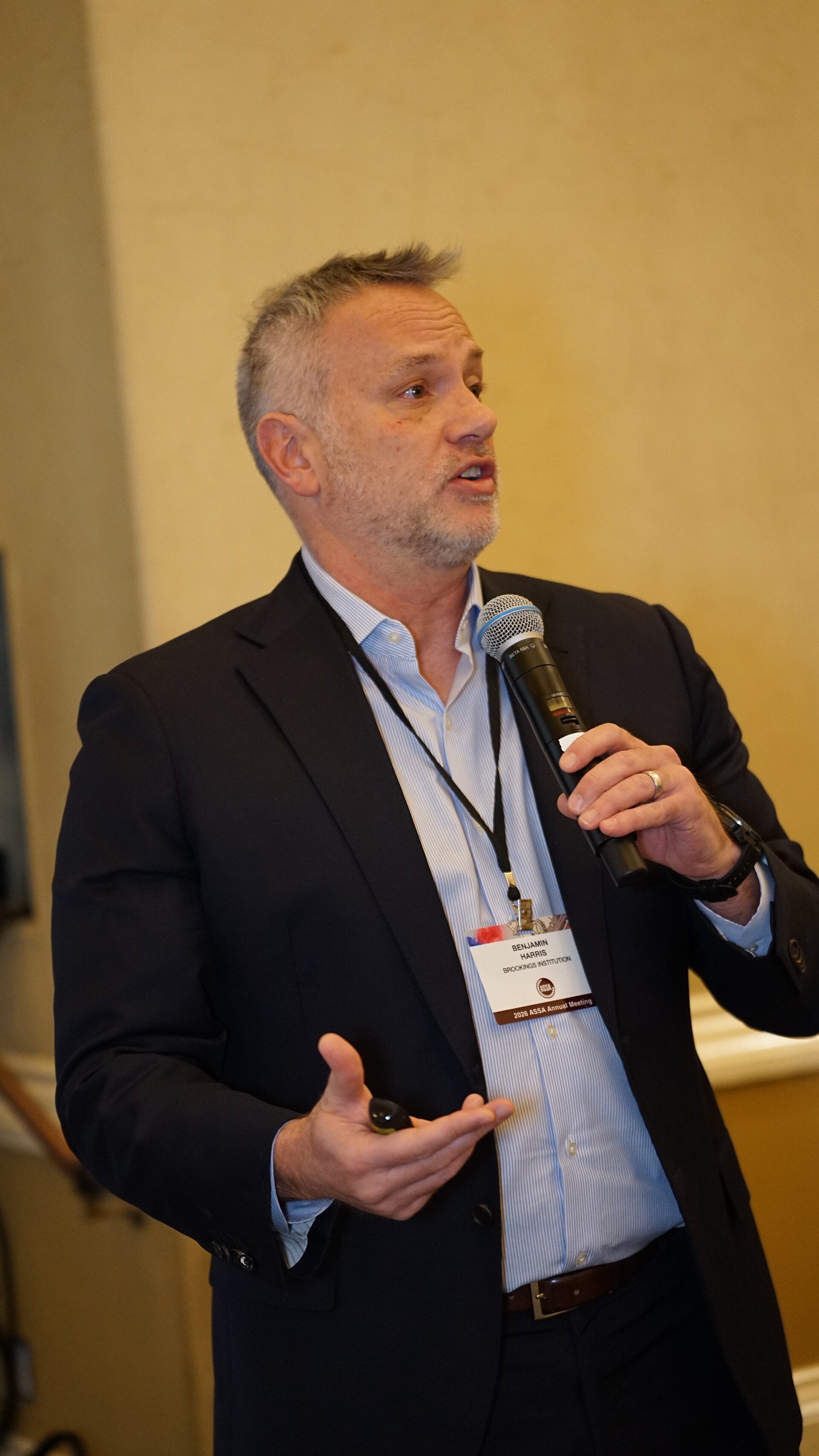 Ben Harris at the ASSA (AEA) Annual Meeting 2026 in Philadelphia, PA for [What Drives Consumer Expectations about the Economy?]