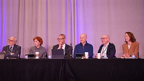 David Wessel, Loretta Mester, Seth Carpenter, Jed Kolko, William Beach, Karen Dynan at the ASSA (AEA) Annual Meeting 2026 in Philadelphia for "The State of Government Economic Statistics"