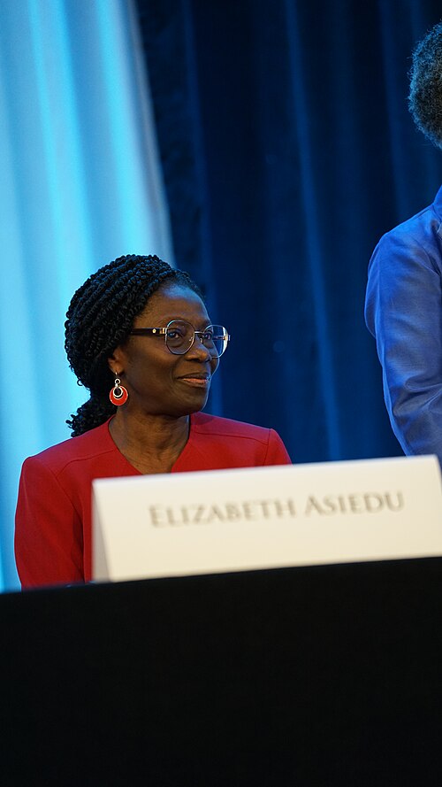 Elizabeth Asiedu at the ASSA (AEA) Annual Meeting 2026 in Philadelphia, PA to receive the AEA Distinguished Service Award