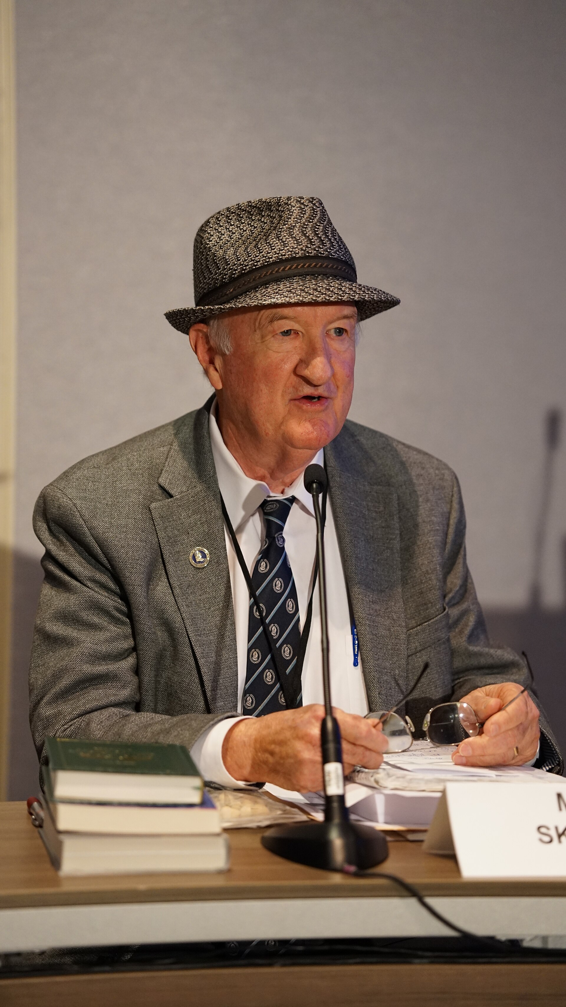 Judy Shelton, James Galbraith, Michael Bordo, Jeremy Siegel, Mark Skousen at the ASSA Annual Meeting (AEA) 2026 in Philadelphia, PA in session on [Honoring Milton Friedman on his 50th Anniversary of Winning the Nobel Prize]