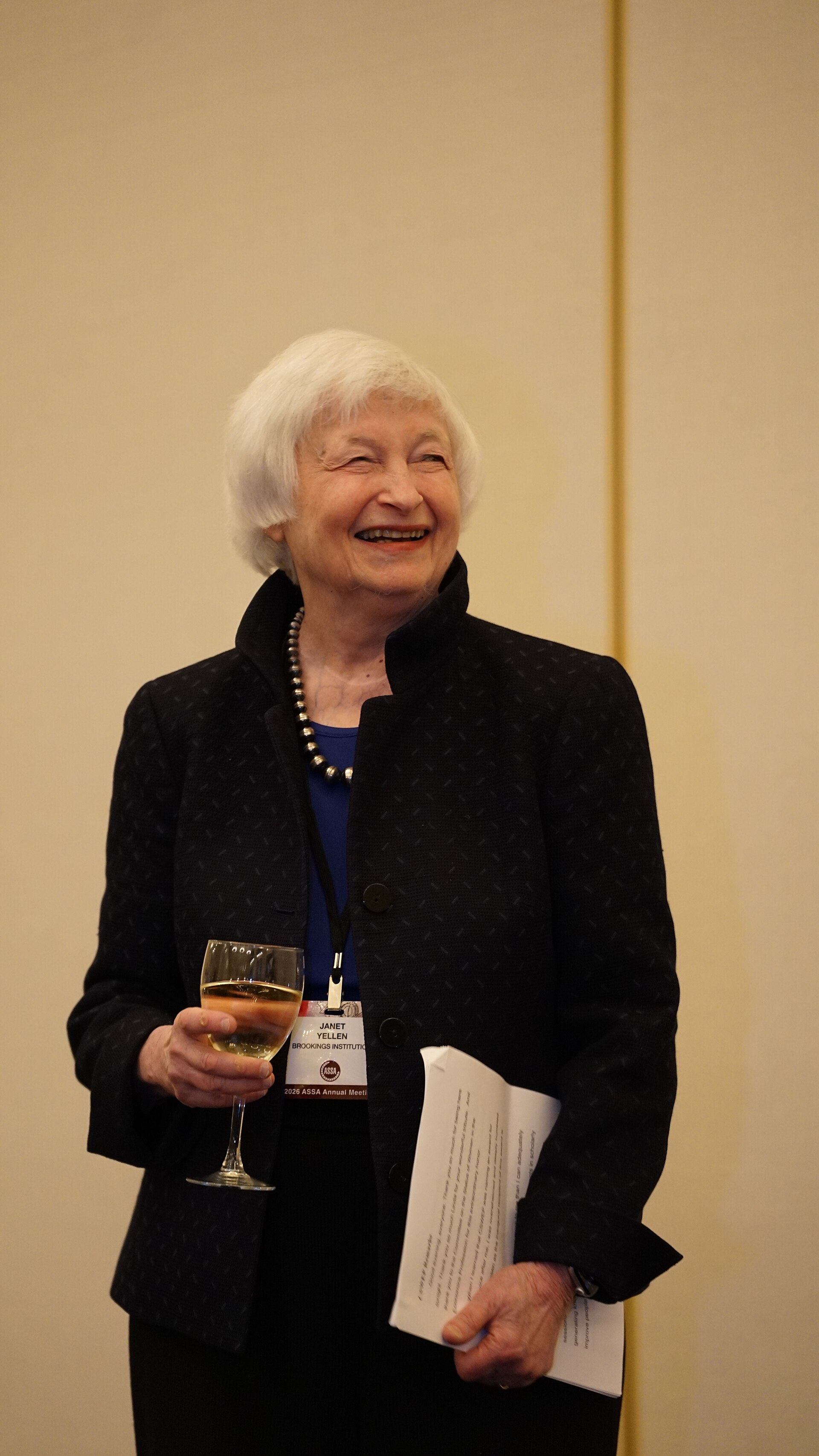 Janet Yellen at the ASSA Annual Meeting (AEA) 2026 in Philadelphia, PA