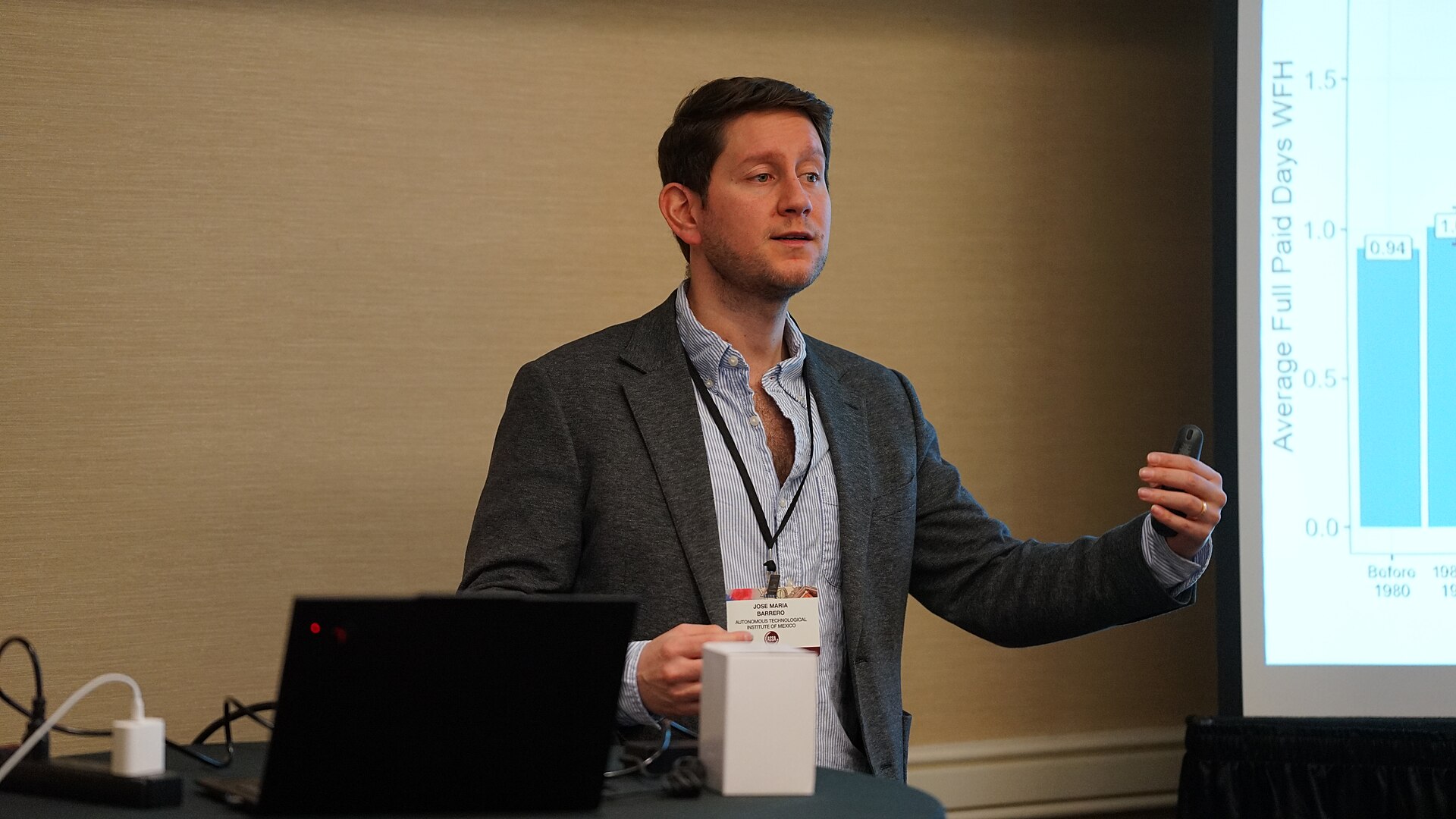 José María Barrero at ASSA (AEA) 2026 in Philadelphia, PA