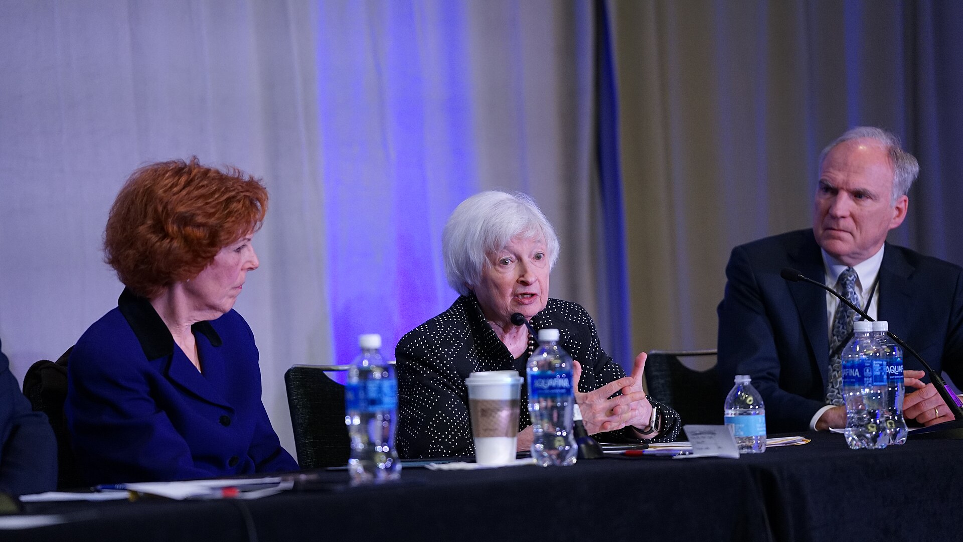 Loretta Mester, Janet Yellen, David Romer at the ASSA Annual Meeting (AEA) 2026 in Philadelphia, PA