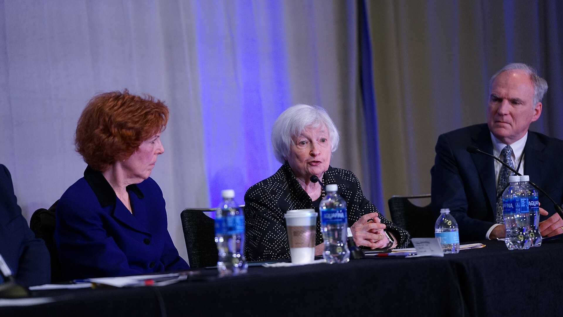 Loretta Mester, Janet Yellen, David Romer at the ASSA Annual Meeting (AEA) 2026 in Philadelphia, PA