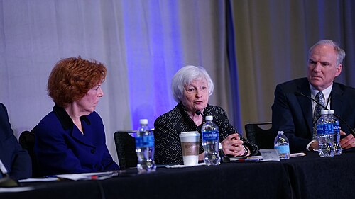 Loretta Mester, Janet Yellen, David Romer at the ASSA Annual Meeting (AEA) 2026 in Philadelphia, PA