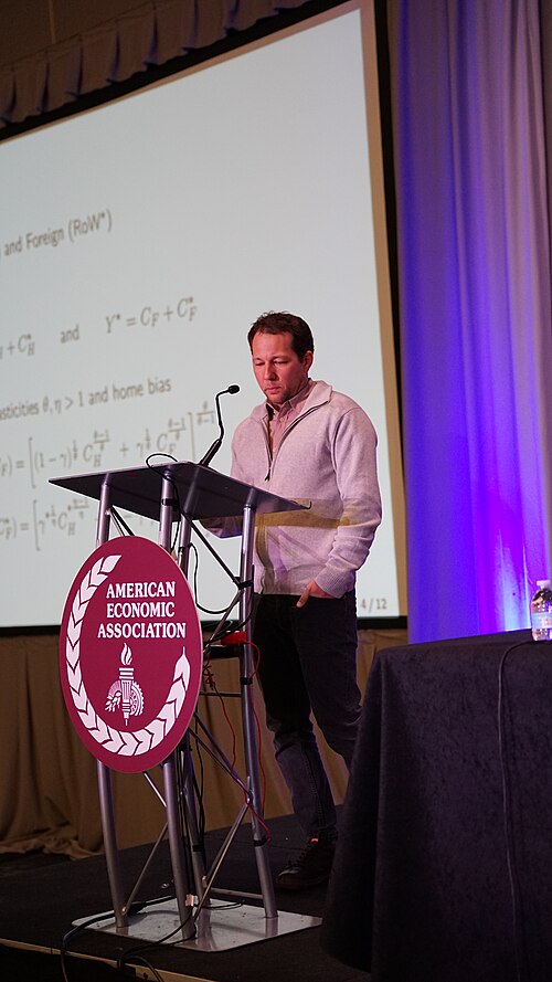 Oleg Itskhoki at the ASSA (AEA) Annual Meeting 2026 in Philadelphia, PA for "The Dollar After the Tariff War"