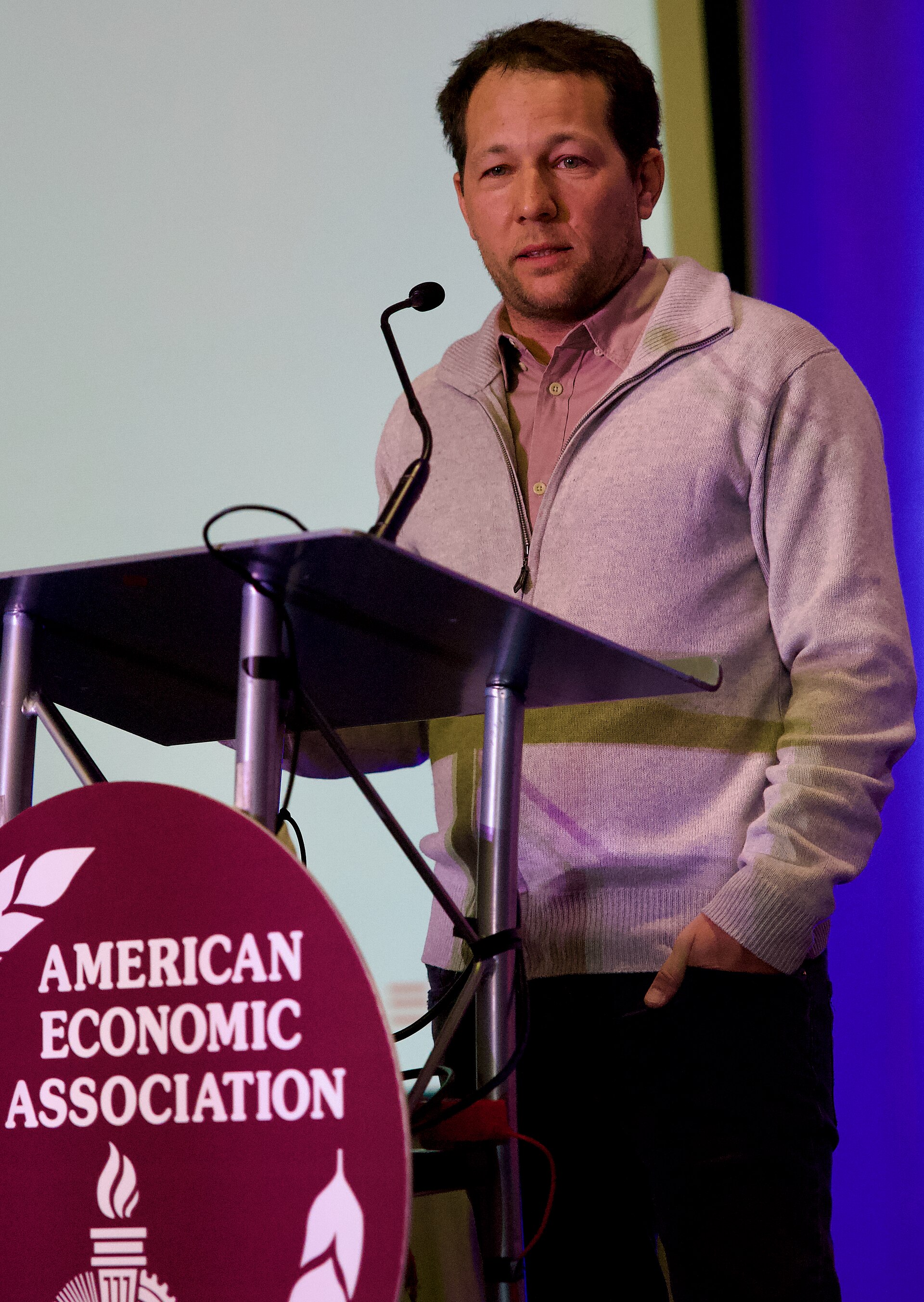 Oleg Itskhoki at the ASSA (AEA) Annual Meeting 2026 in Philadelphia, PA for "The Dollar After the Tariff War"