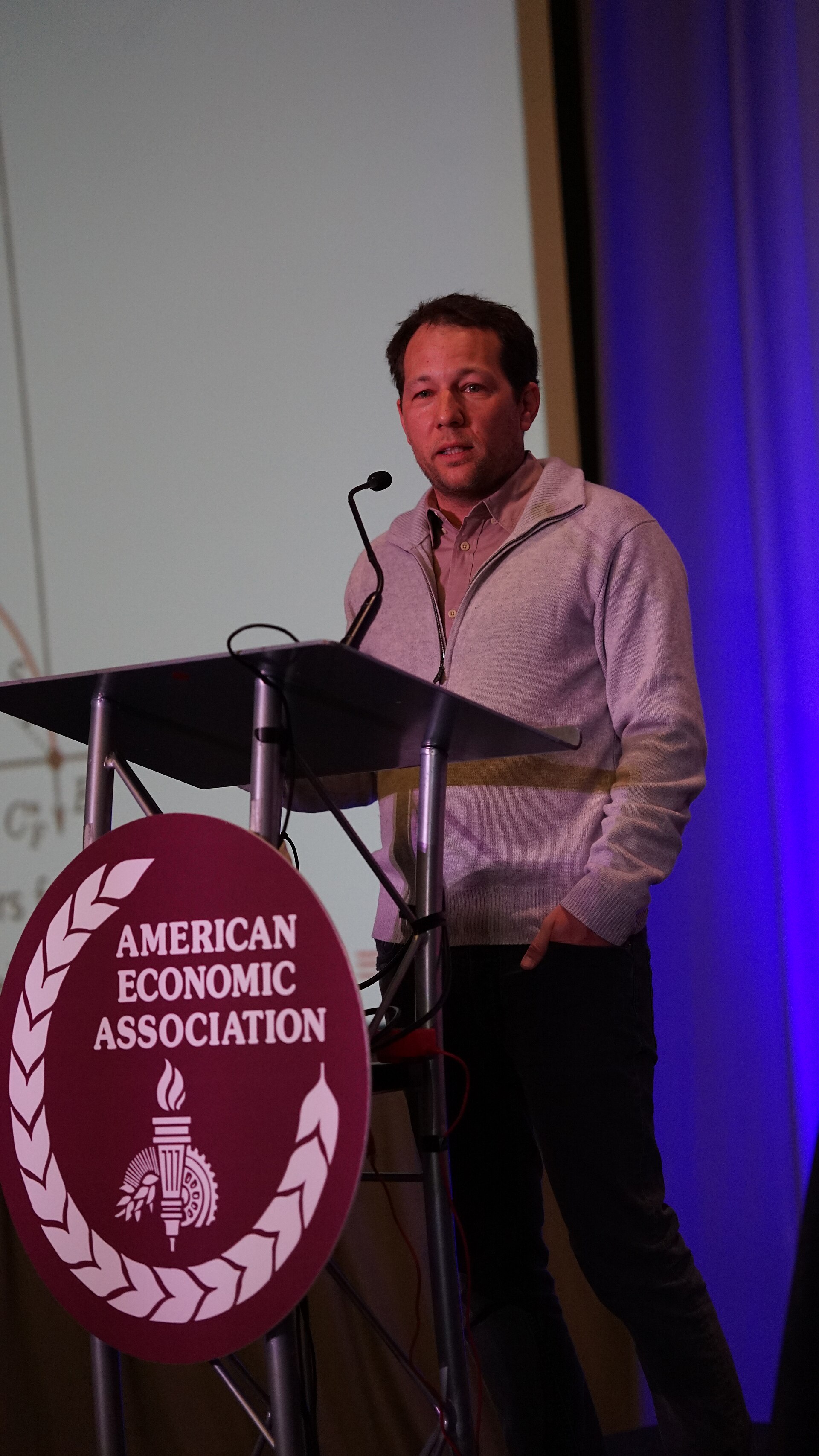 Oleg Itskhoki at the ASSA (AEA) Annual Meeting 2026 in Philadelphia, PA for "The Dollar After the Tariff War"