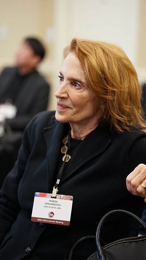 Teresa Ghilarducci at the ASSA (AEA) Annual Meeting 2026 in Philadelphia, PA