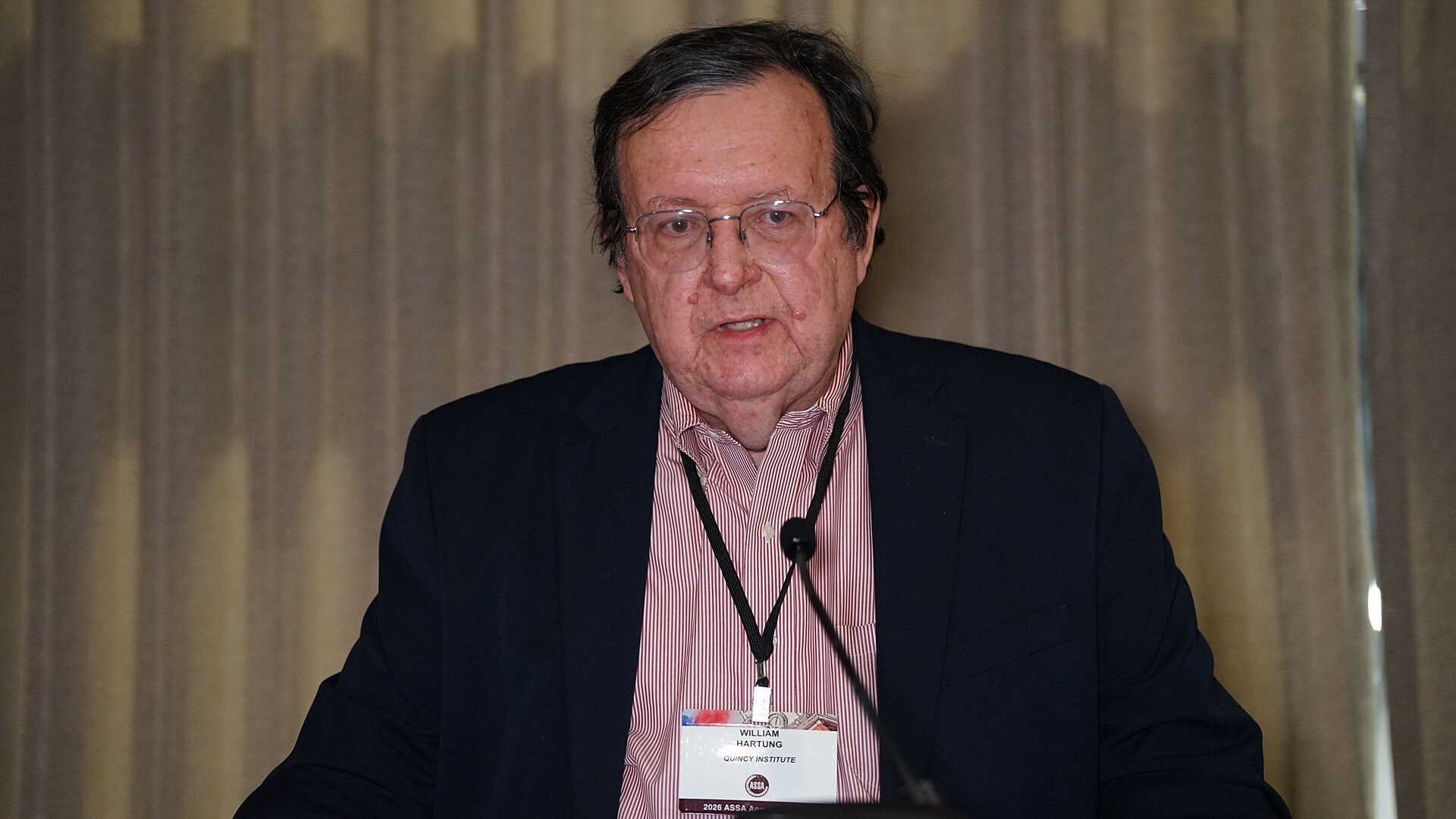 William D. Hartung at the ASSA (AEA) Annual Meeting 2026 in Philadelphia, PA in "Economics of War vs Economics of Cooperation"