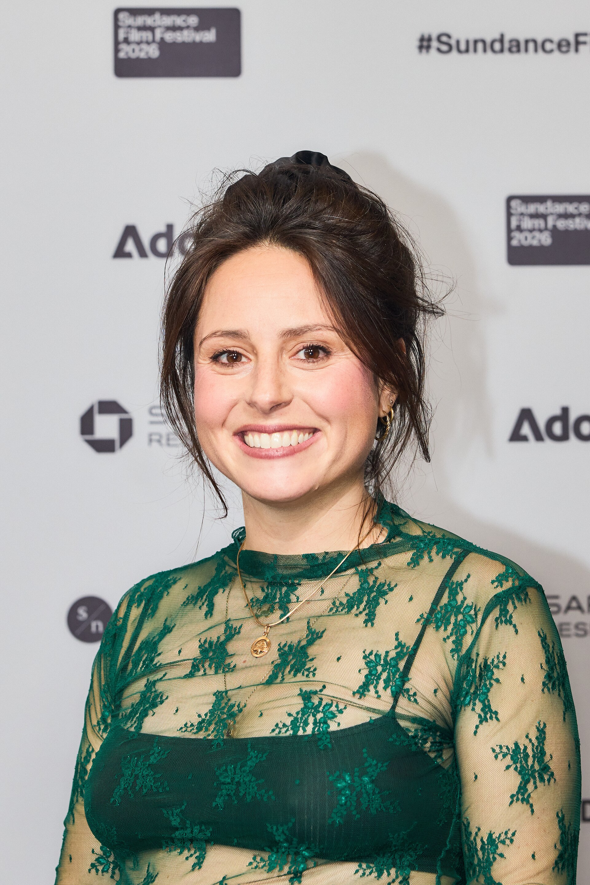 Abby Ellis at the 2026 Sundance Film Festival for The Lake