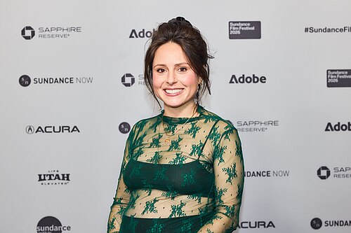 Abby Ellis at the 2026 Sundance Film Festival for The Lake