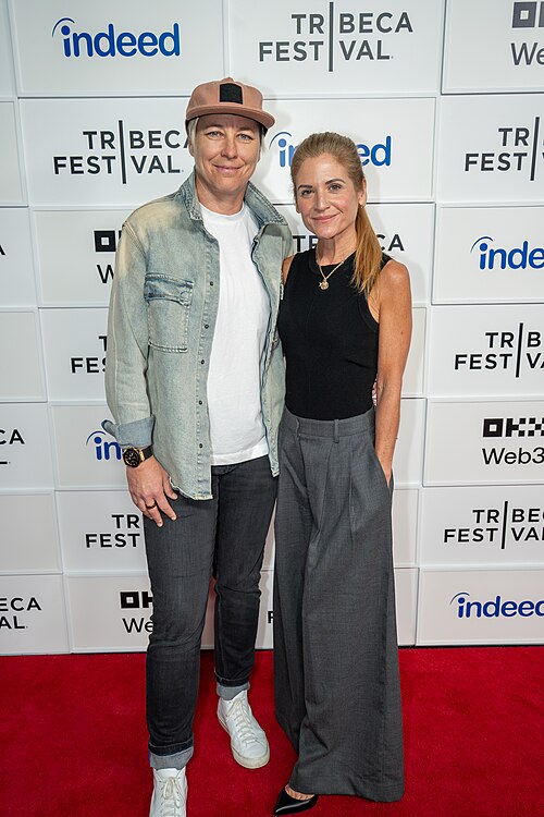 Abby Wambach and Glennon Doyle at Come See Me In The Good Light at the 2025 Tribeca Festival