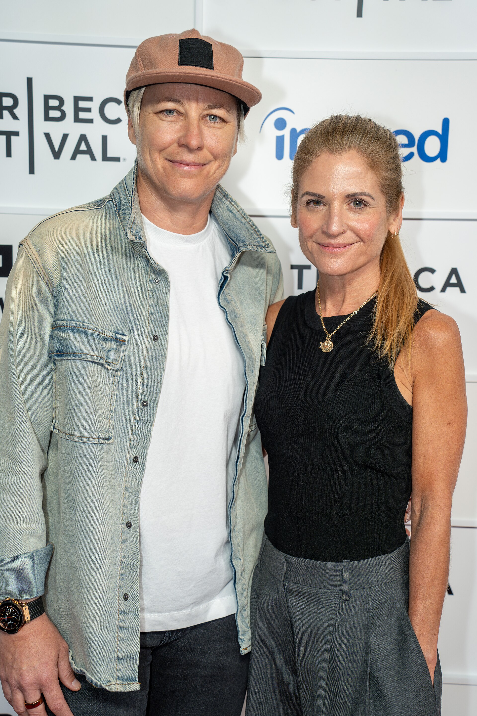 Abby Wambach and Glennon Doyle at Come See Me In The Good Light at the 2025 Tribeca Festival