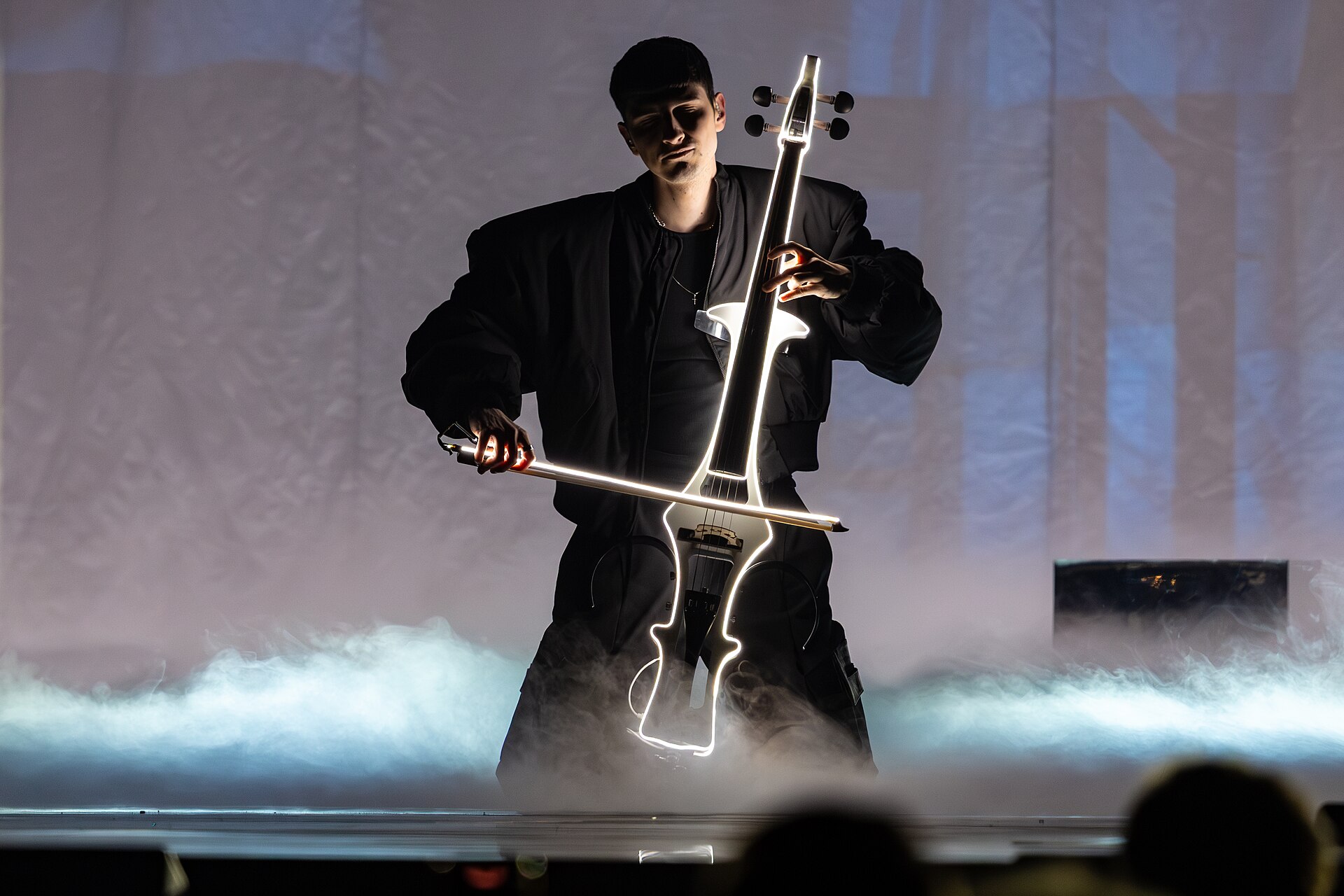 Abor & Tynna, representing Germany, performing at Eurovision 2025 in Basel, Switzerland.