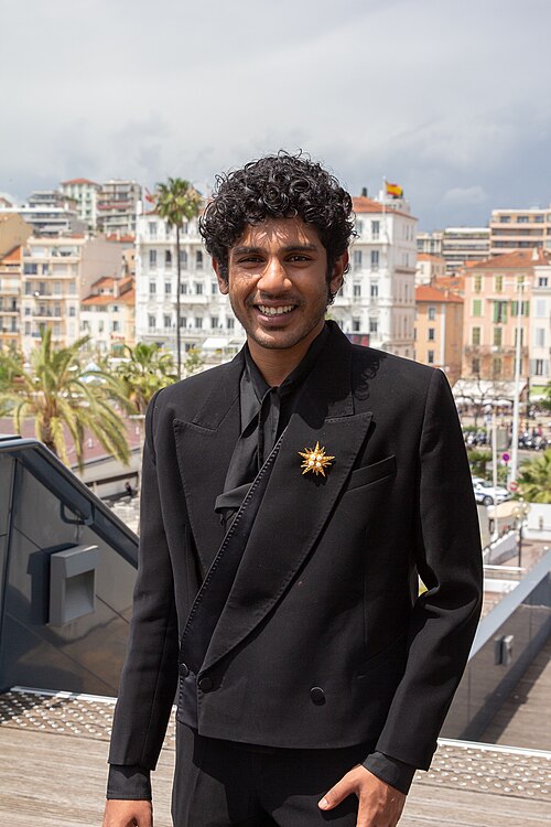 Actor Hridhu Haroon at 2024 Cannes Film Festival for the film All We Imagine As Light