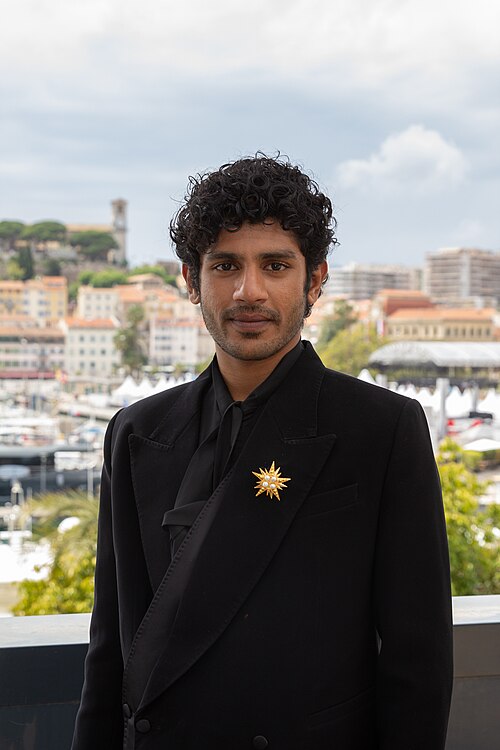 Actor Hridhu Haroon at 2024 Cannes Film Festival for the film All We Imagine As Light