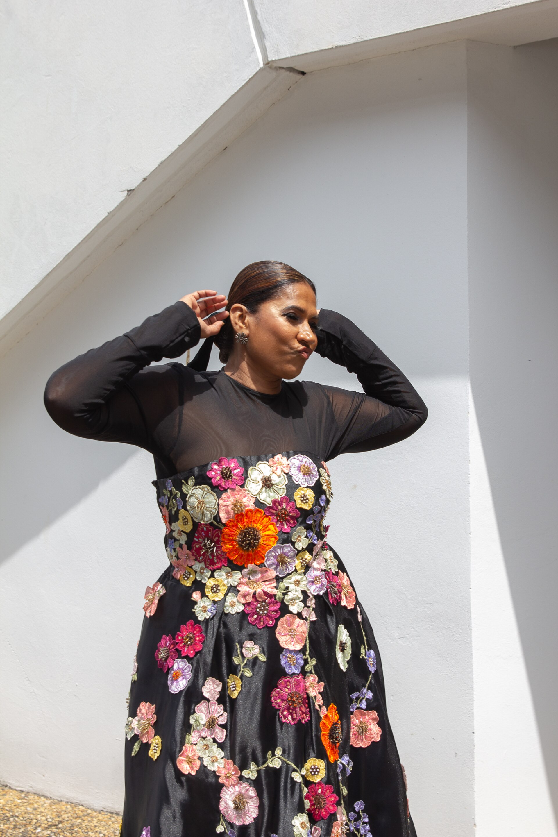 Actress Chhaya Kadam at 2024 Cannes Film Festival for the film All We Imagine As Light