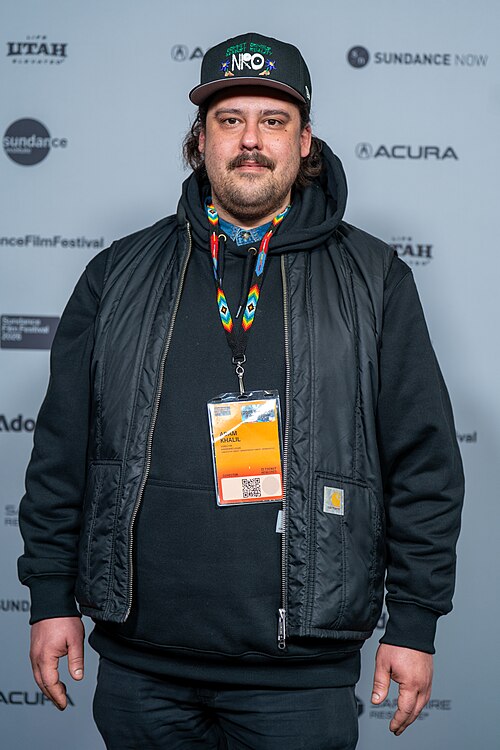 Adam Khalil attends the premiere of "Aanikoobijigan" at the 2026 Sundance Film Festival