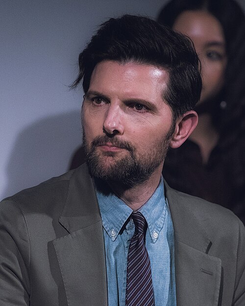 Adam Scott at an FYC panel for Severance in Santa Monica, California.