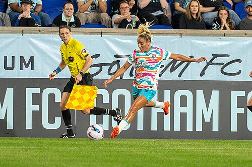 Adriana Leon during Gotham FC vs San Diego Wave on 5.16.25