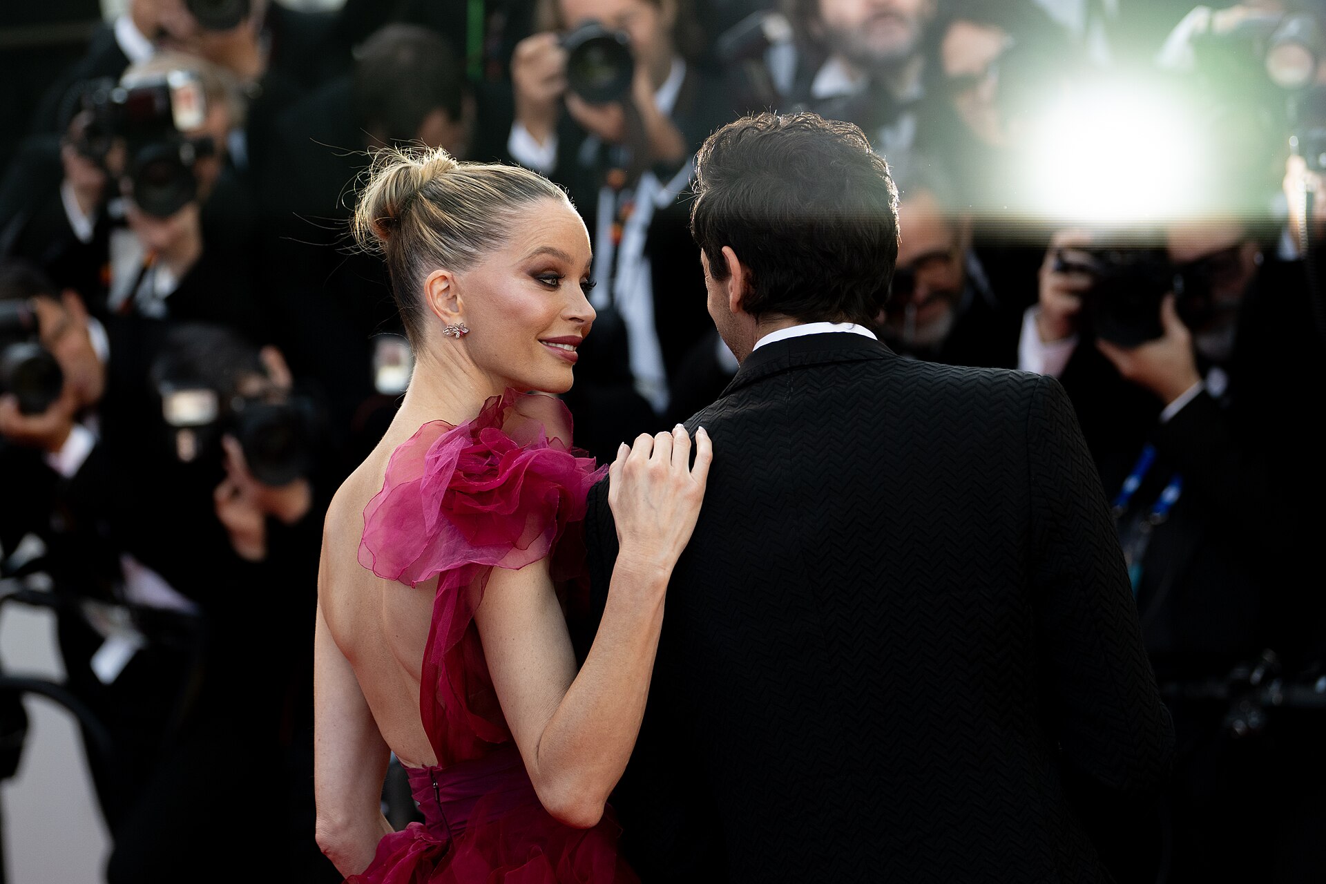CANNES, FRANCE - 20 MAY 2025: Adrien Brody, Georgina Chapman attends the "Vie Privée" (A Private Life) red carpet at the 78th annual Cannes Film Festival