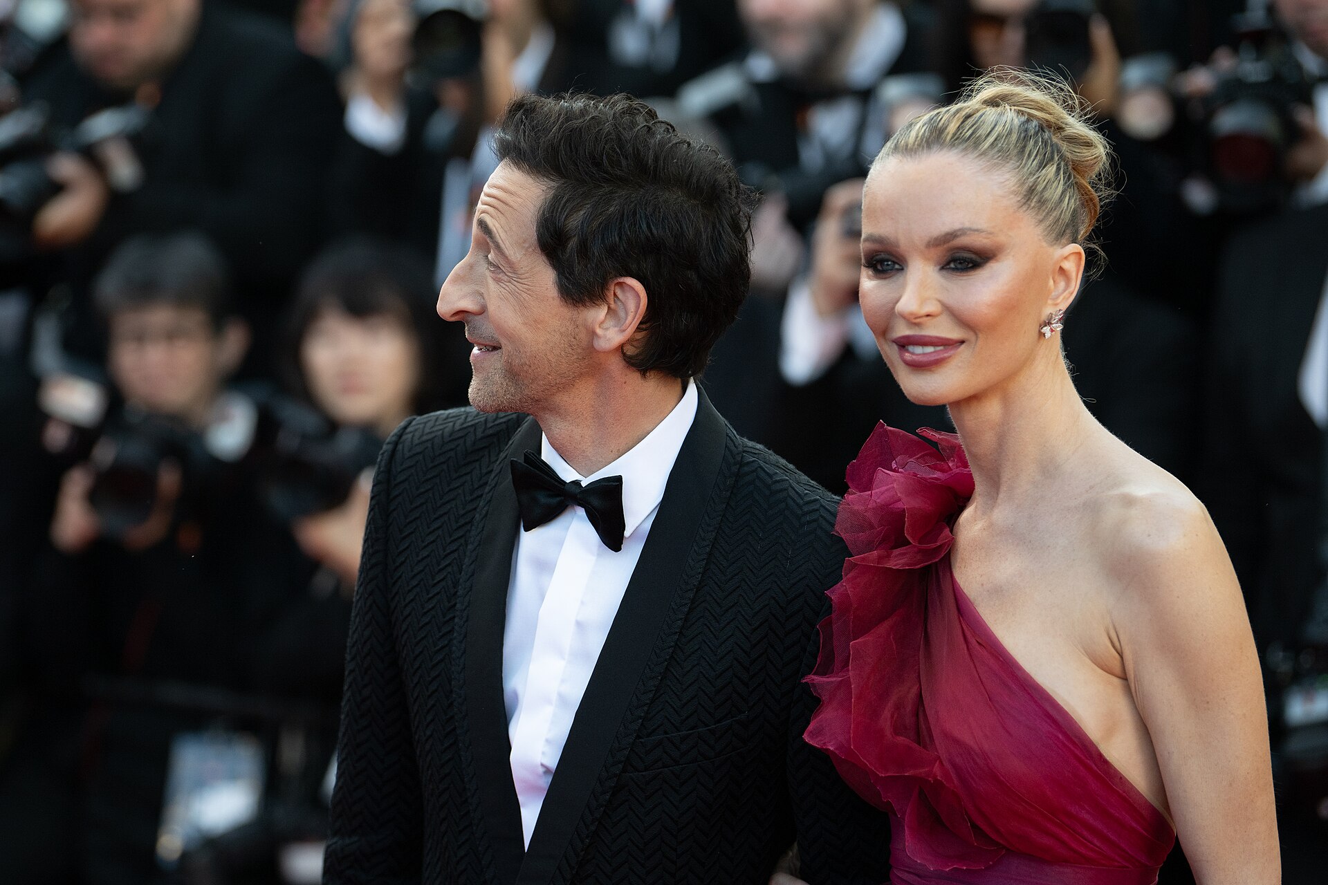 CANNES, FRANCE - 20 MAY 2025: Adrien Brody, Georgina Chapman attends the "Vie Privée" (A Private Life) red carpet at the 78th annual Cannes Film Festival