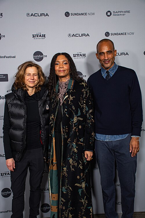 Adrienne Becker, Olive Nwosu, and Brent Zachery at the 2026 Sundance Film Festival for LADY.