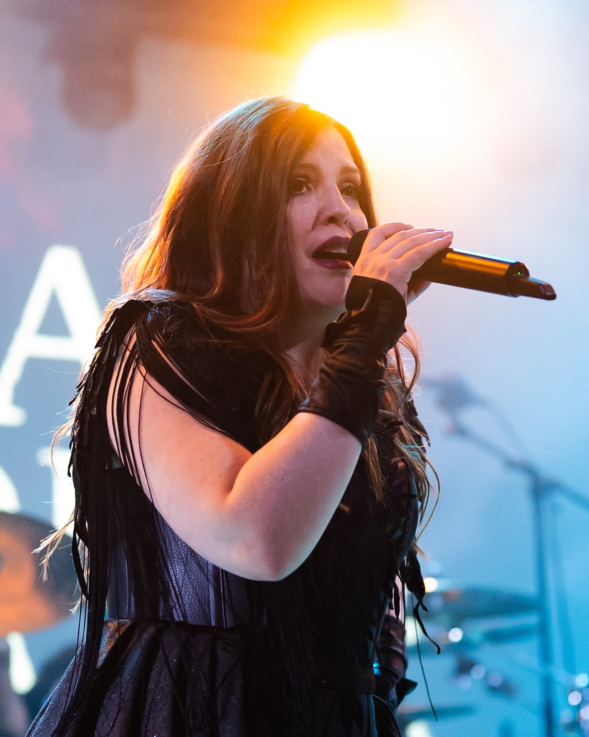 Ailyn with Trail of Tears at Southern Discomfort metal festival, Norway, 2025