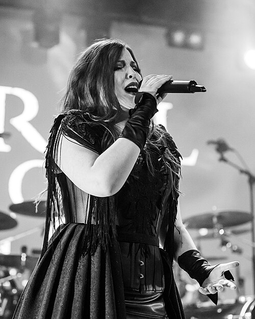 Ailyn with Trail of Tears at Southern Discomfort metal festival, Norway, 2025