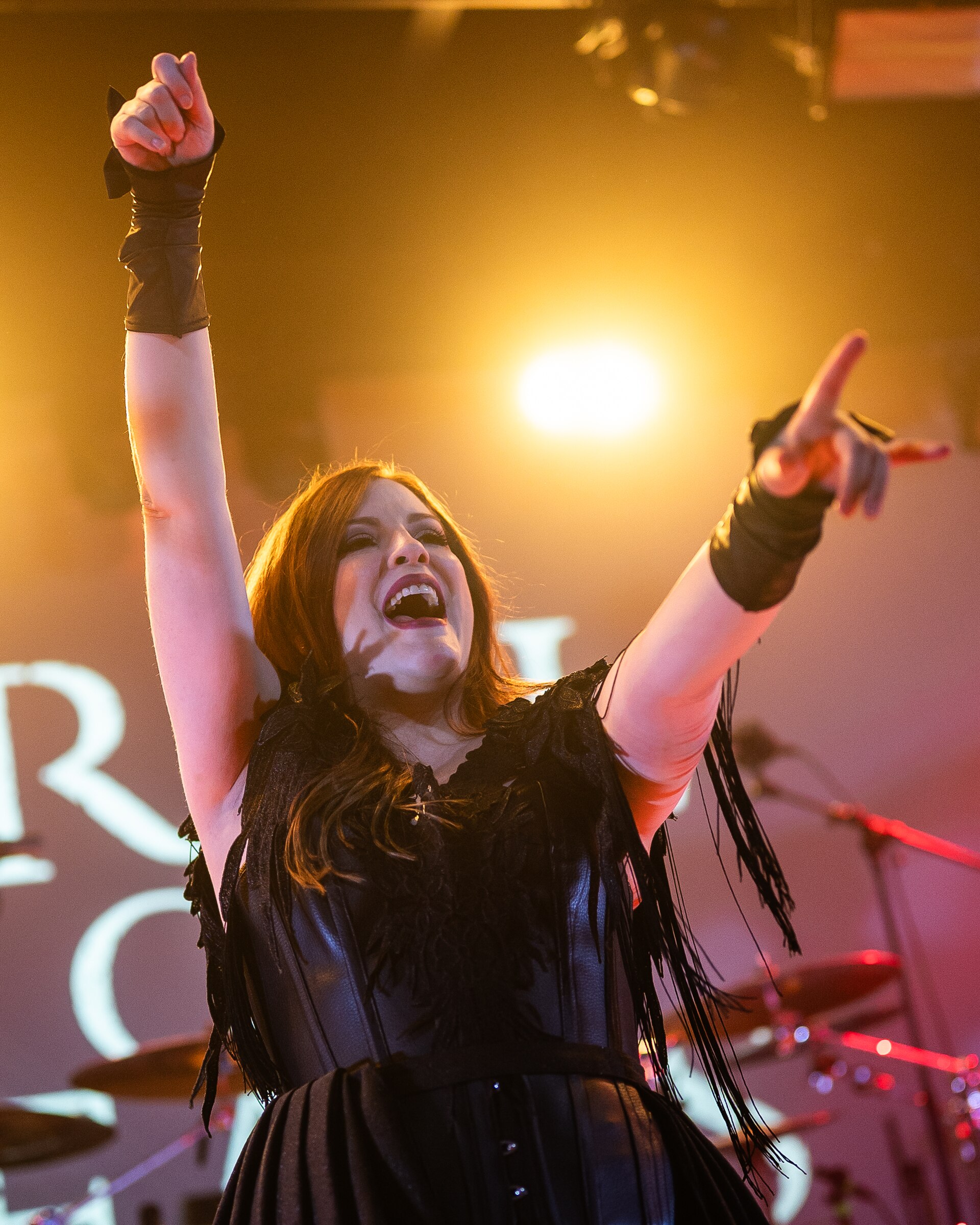 Ailyn with Trail of Tears at Southern Discomfort metal festival, Norway, 2025