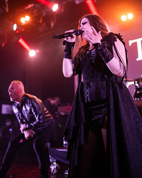 Ailyn with Trail of Tears at Southern Discomfort metal festival, Norway, 2025