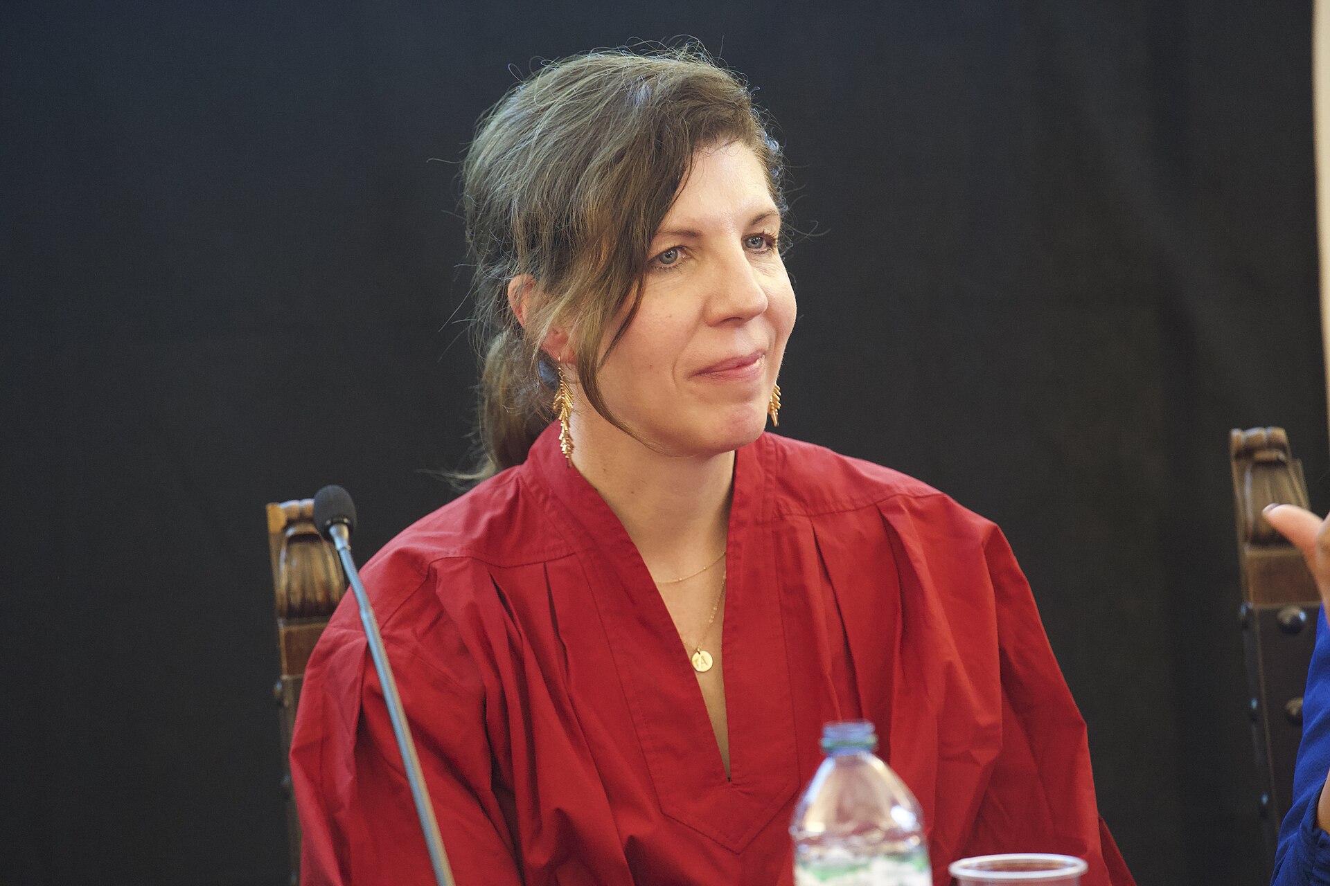 Aimee Rinehart, Senior Product Manager AI Strategy at the Associated Press, speaking at the International Journalism Festival 2024 in Perugia, Italy on a panel called 
Representation and proximity: changing the storytellers of record.