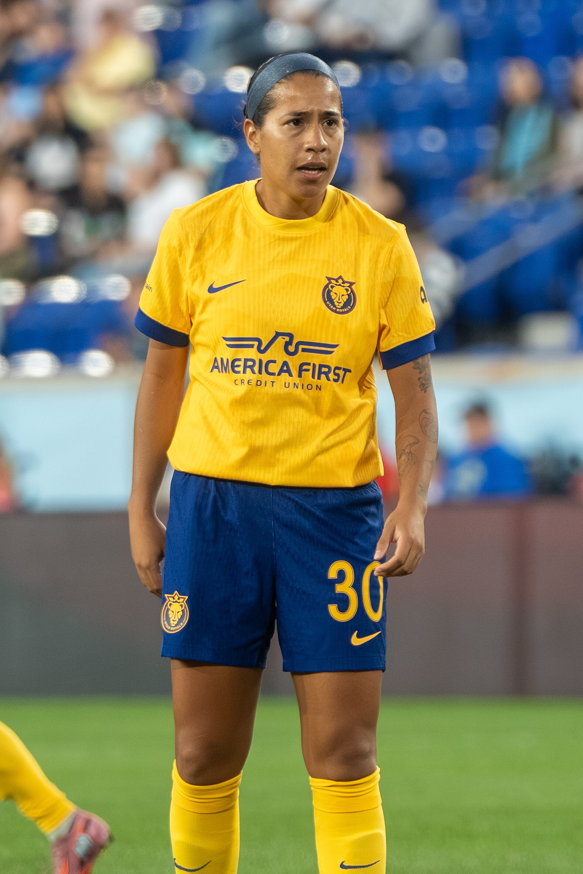 Aisha Solórzano during Gotham FC vs Utah Royals on 23 Aug 2025