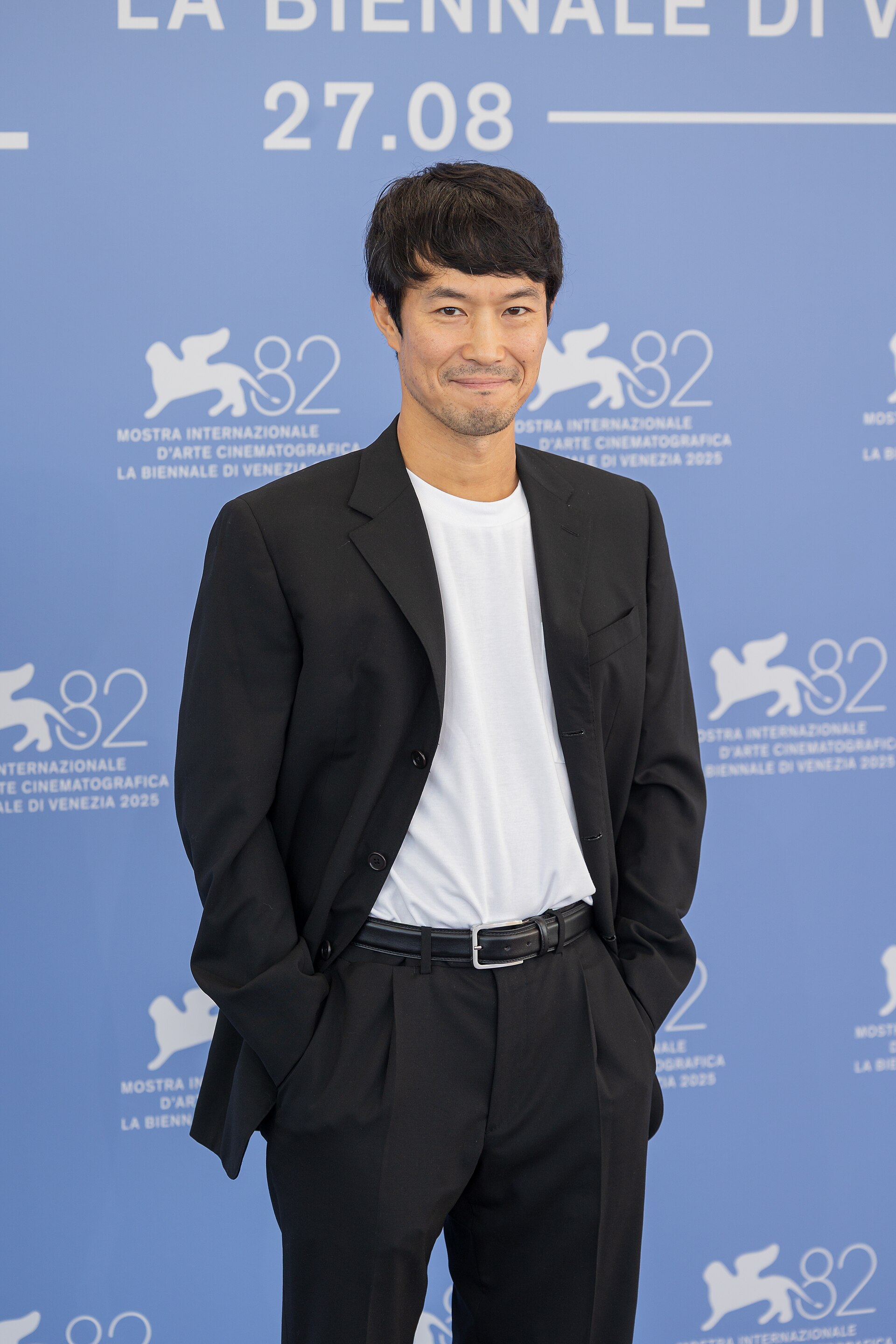 Akihiro Hata, director, at 82nd Venice International Film Festival in Venice, Italy for the film grand ciel.