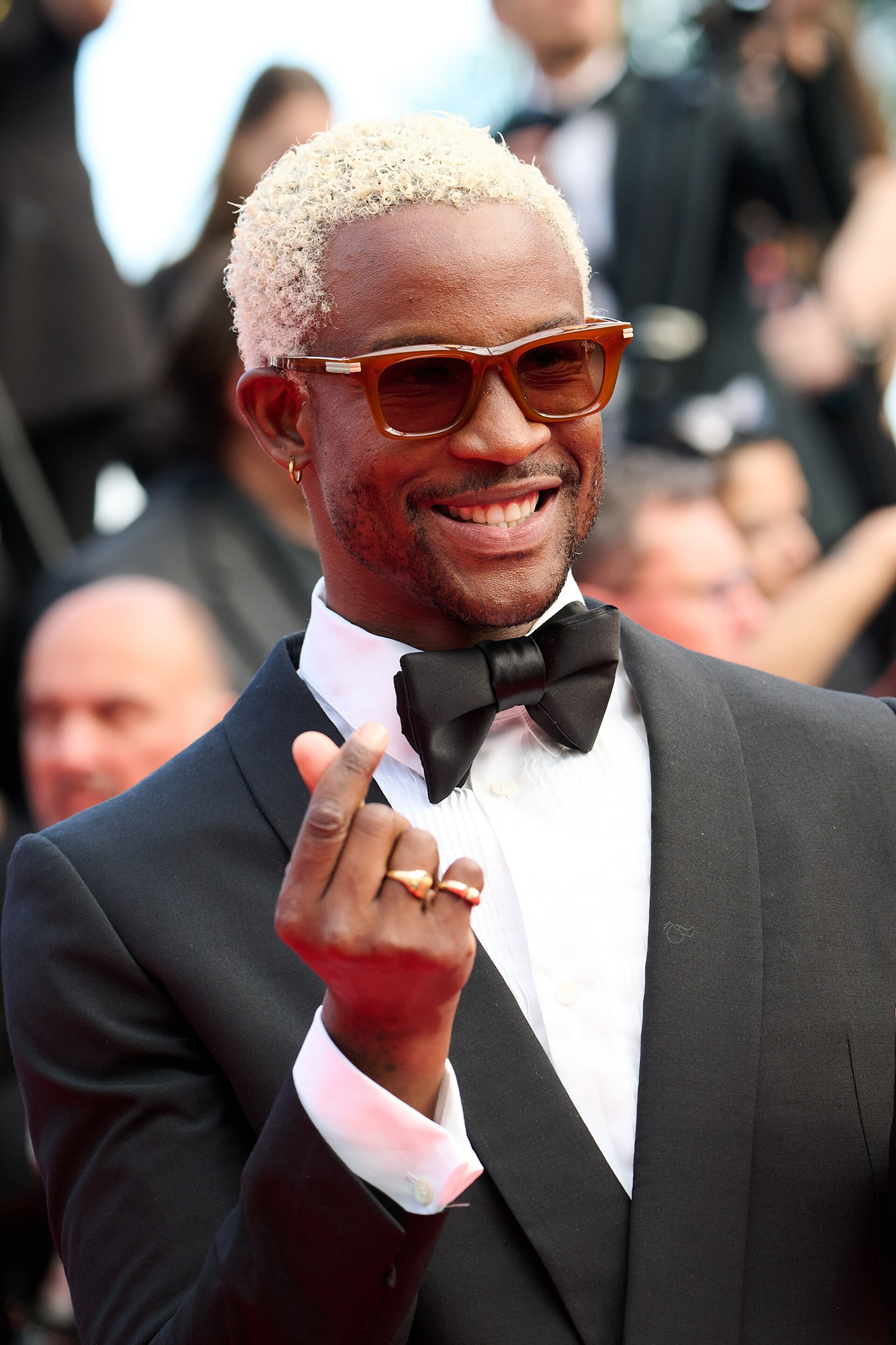 Akinola Davies Jr at the 2025 Cannes Film Festival