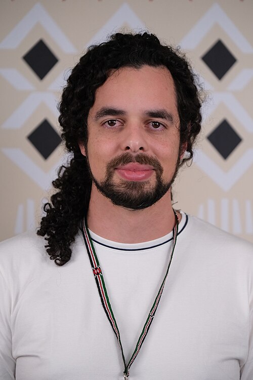 Albertoleoncio portrait at Wikimania 2025 WikiPortraits Studio 20250808