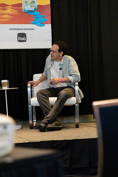 Alejandro Cohen, music director at KCRW, at the 2025 South by Southwest festival.