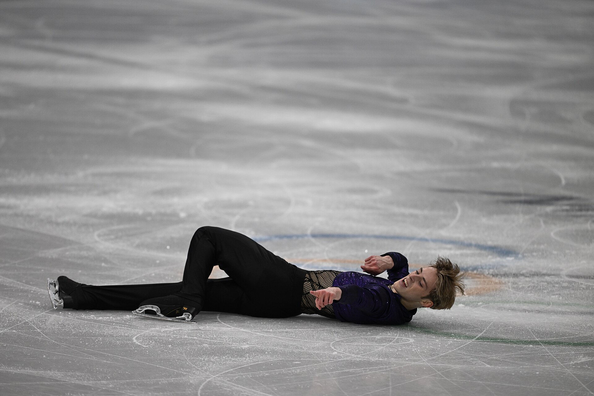MILAN, ITALY - 10 FEBRUARY 2026: Aleksandr Selevko of Estonia competes during the Figure Skating Men Single Skating Short Program at the Olympic Winter Games Milano Cortina 2026 Milano Ice Skating Arena on February 10, 2026 in Milan, Italy
