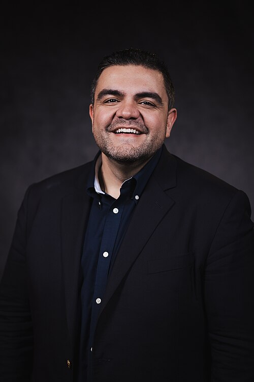 Alex Constantin portrait at WikiPortraits Studio at Sundance 2025