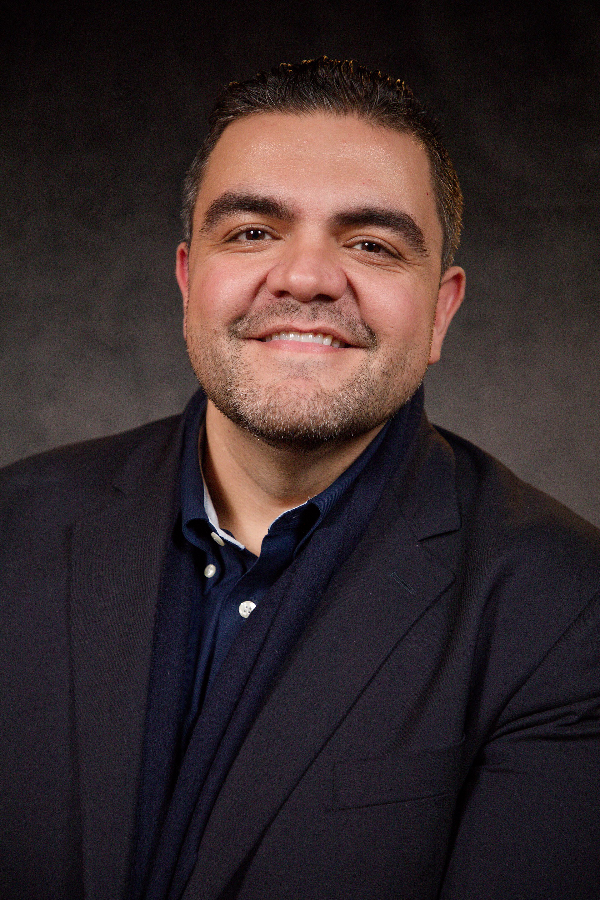 Alex Constantin, director of partnerships at Disney Streaming from New York City, at the WikiPortraits studio at the 2025 Sundance Film Festival.