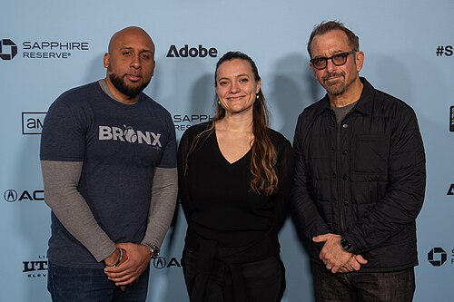 Alex Duran Charlotte Kaufman and Andrew Jarecki at the 2025 Sundance Film Festival for The Alabama Solution